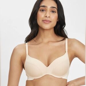 Lively All-Day No-Wire Push-Up Bra Tan Size 36D